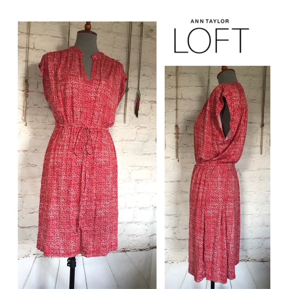 Red Dress by Loft Size M